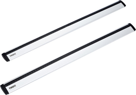 Thule 960 WingBar 108cm Aluminium Aerodynamic Car Roof Bars - Pair - Silver