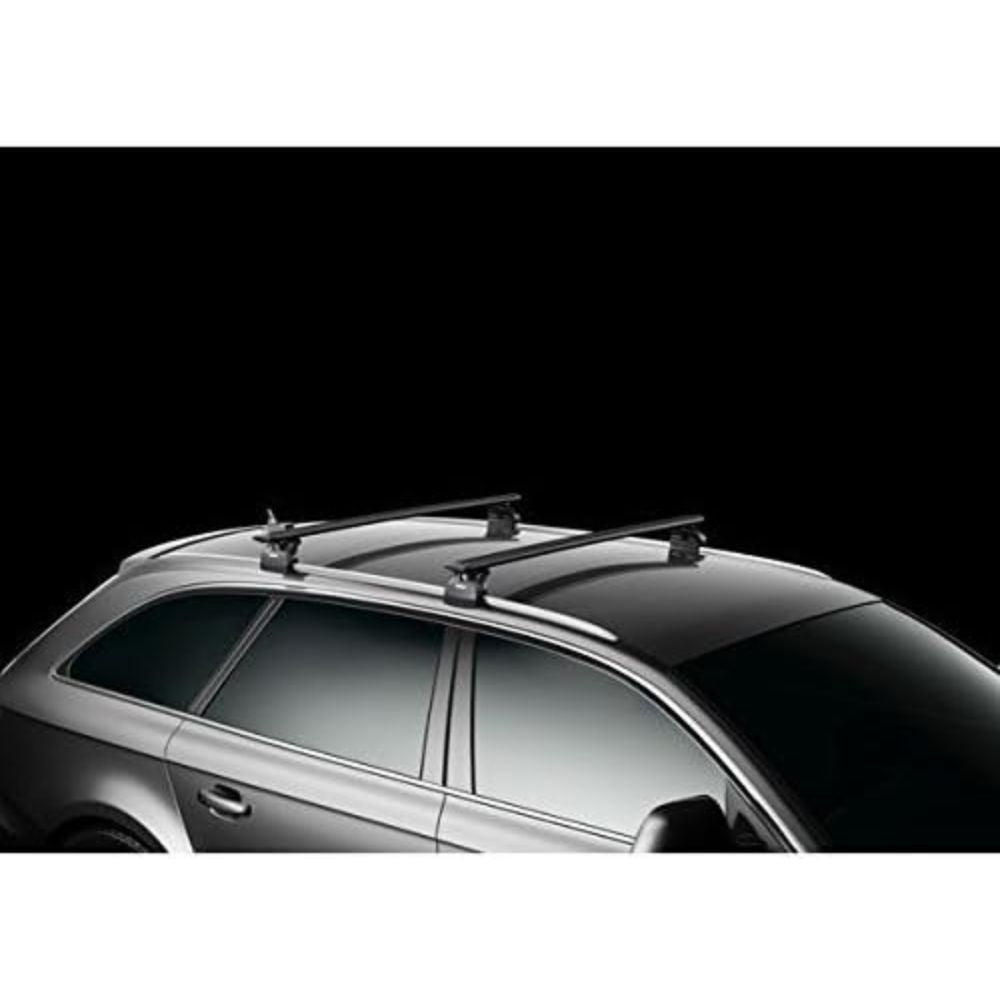 Thule 960B WingBar 108cm Aluminium Aerodynamic Car Roof Bars - Pair - Black