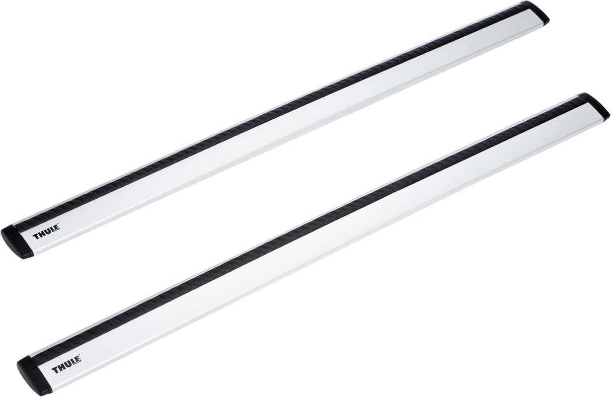 Thule WingBar 961 118cm Aerodynamic Aluminium Cross Bars - Pair - Silver