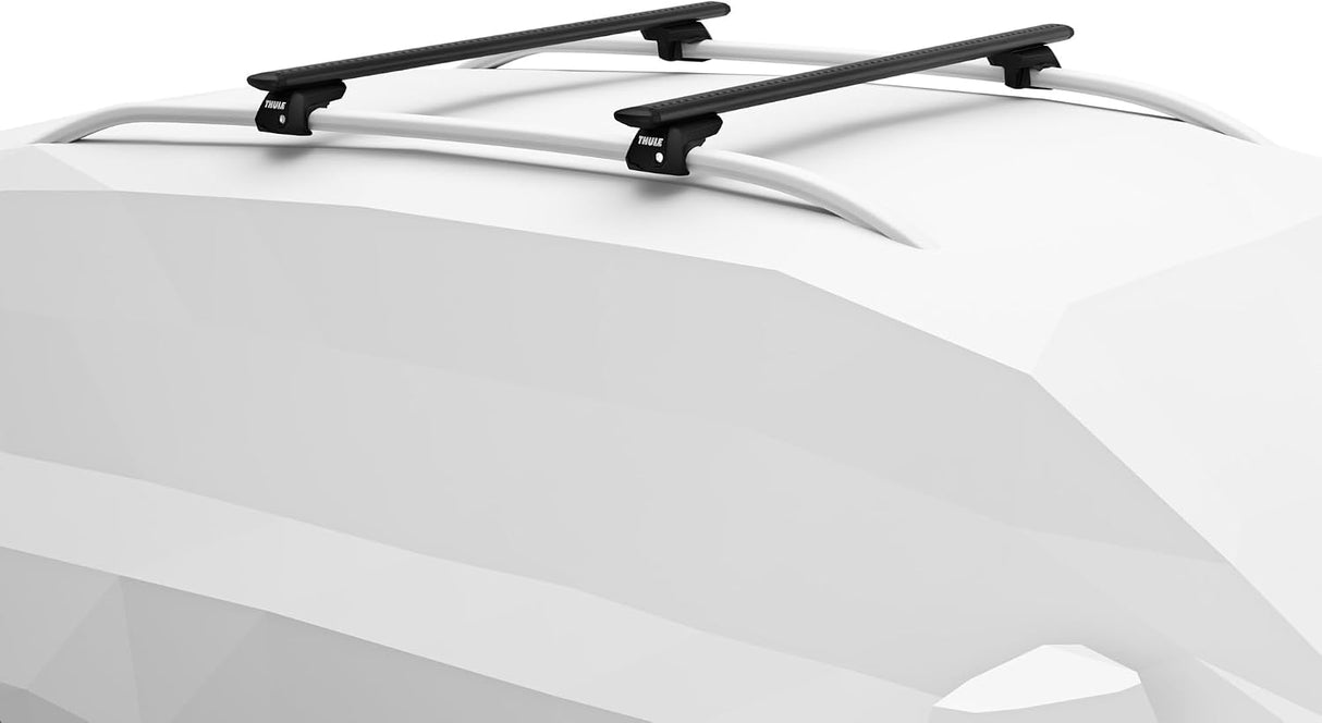 Thule WingBar 962B 135cm Aluminium Aero Roof Bars Pair T-Track - Black