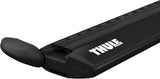 Thule WingBar 969B 127cm Aluminium Aero Roof Bars Pair T-Track - Black