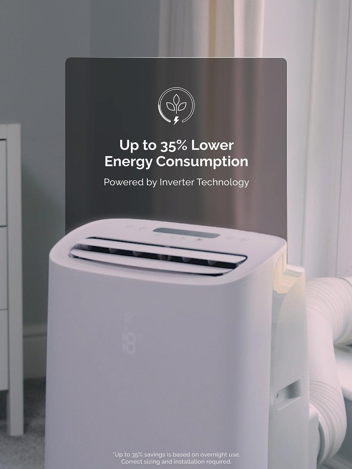 MeacoCool Pro 14000BTU Smart Portable Air Conditioner and Heater - White
