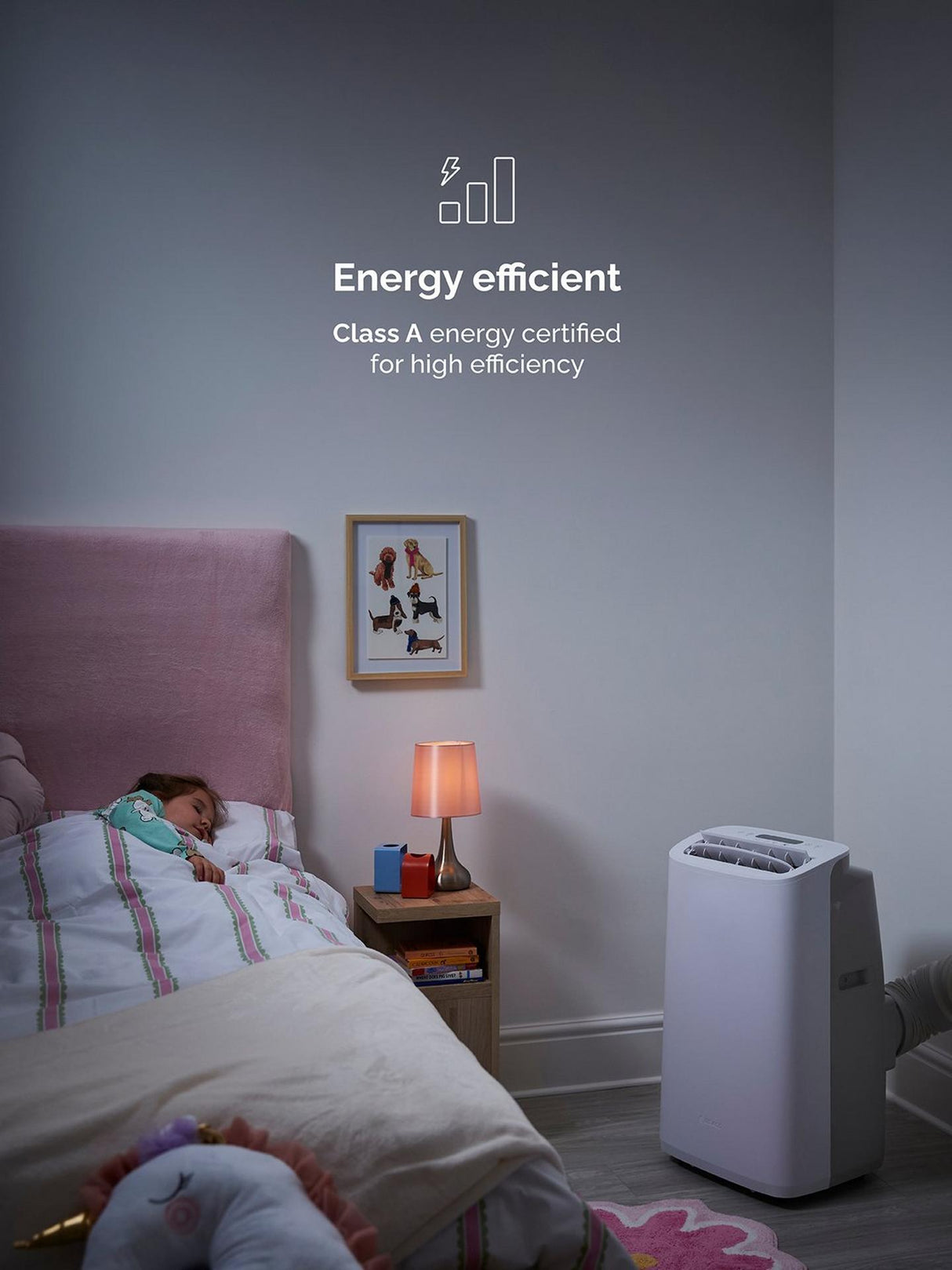 MeacoCool Pro 14000BTU Smart Portable Air Conditioner and Heater - White