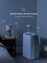 MeacoCool Pro 14000BTU Smart Portable Air Conditioner and Heater - White