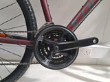 Carrera Crossfire 2 Mens 700c 24 Speed Hybrid Bike - Red - Medium 19''