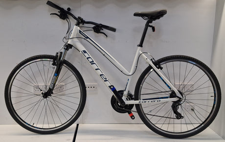 Carrera Crossfire 1 Womens 21-Speed Alloy Hybrid Bike Large 20'' Frame White