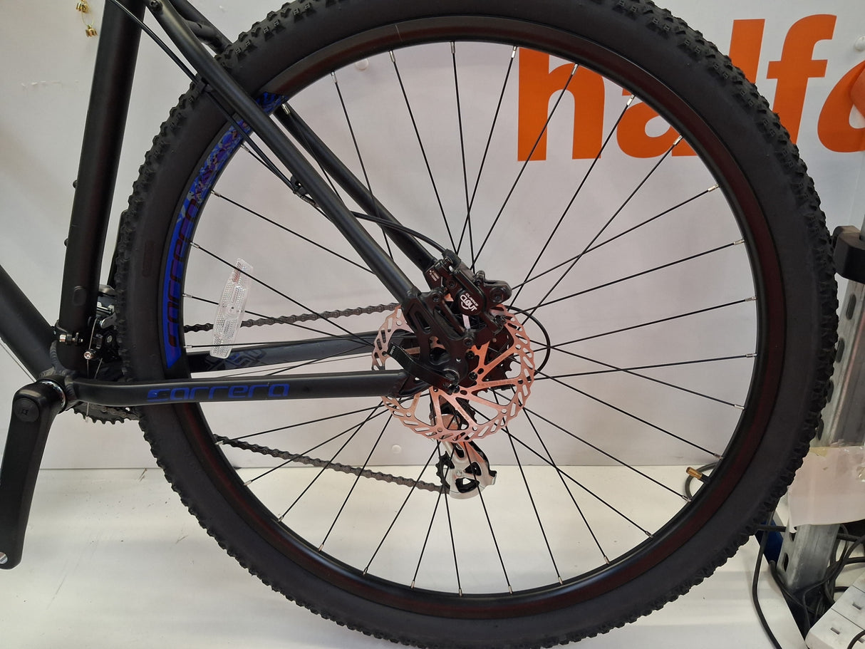 Carrera Hellcat Mens 16 Speed Hydraulic Disc Mountain Bike - Black - 20'' L