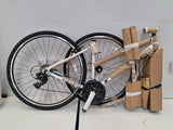 Carrera Crossfire 1 V-Brake 21 Speed Womens Hybrid Bike - Medium 18" - White