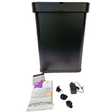Simplehuman Rectangular 58L Voice and Motion Sensor Kitchen Bin - Black