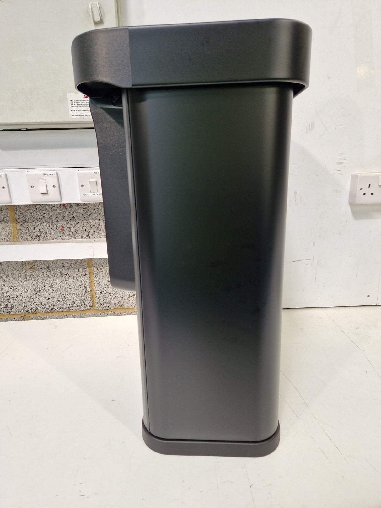 Simplehuman Rectangular 58L Voice and Motion Sensor Kitchen Bin - Black