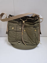 Barbour Mia Plain Drawstring Tote Roomy Design Women's Bag - Dusky Green