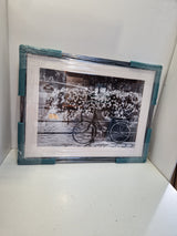 Brookpace Lascelles Amsterdam Bicycle Framed Print 65.5 x 85.5cm Black/White