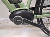 Raleigh Felix+ Crossbar Disc Brakes Hybrid E--Bike - Green - Medium 19''