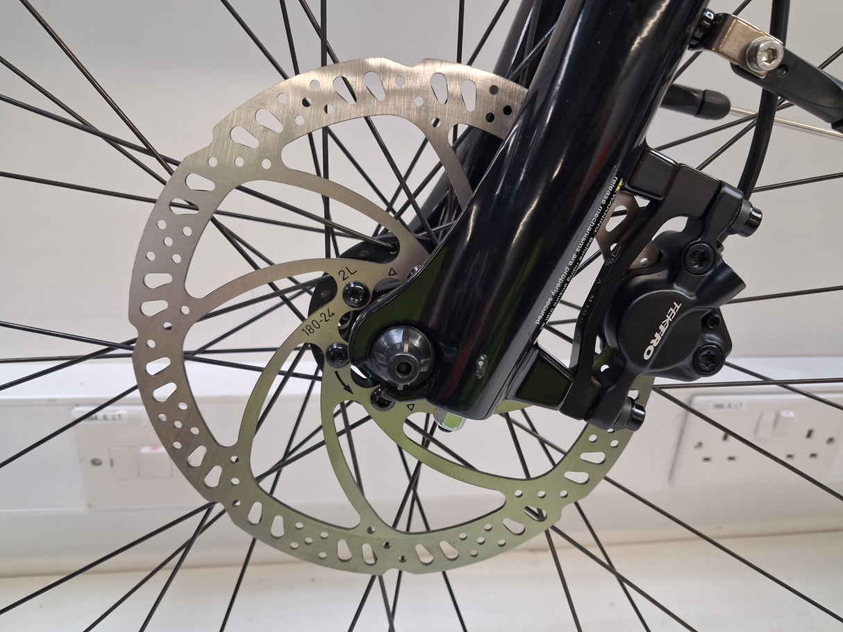 Raleigh Felix+ Crossbar Disc Brakes Hybrid E--Bike - Green - Medium 19''