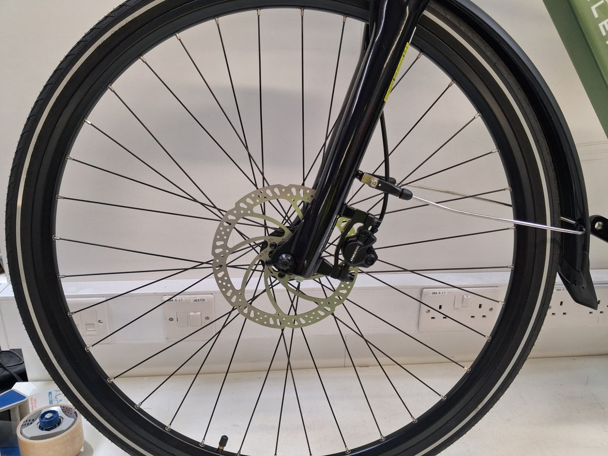 Raleigh Felix+ Crossbar Disc Brakes Hybrid E--Bike - Green - Medium 19''