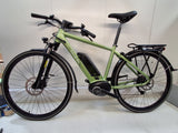 Raleigh Felix+ Crossbar Disc Brakes Hybrid E--Bike - Green - Medium 19''