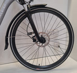 Raleigh Felix+ Low Step-Through Leisure City Hybrid E--Bike ~ Grey ~ 46cm