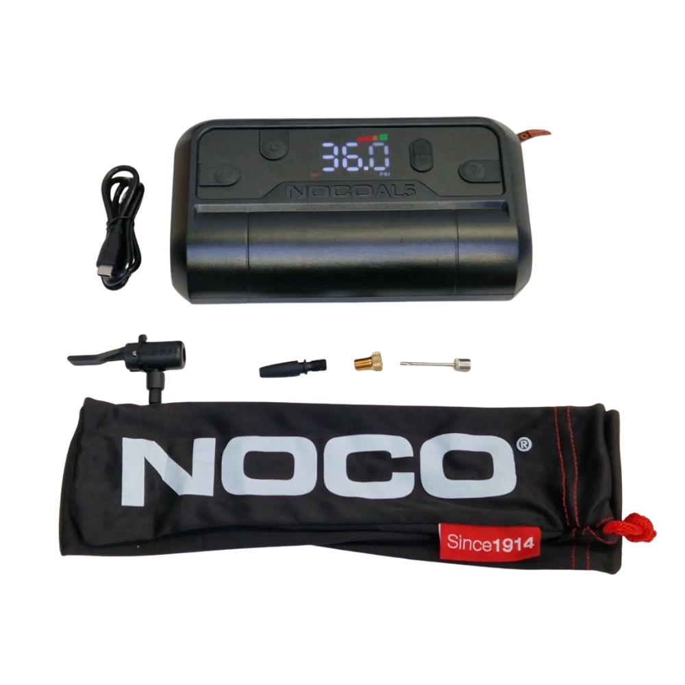 NOCO AL5 12V 5A Cordless Portable Air Compressor 130 PSI Tyre Inflator