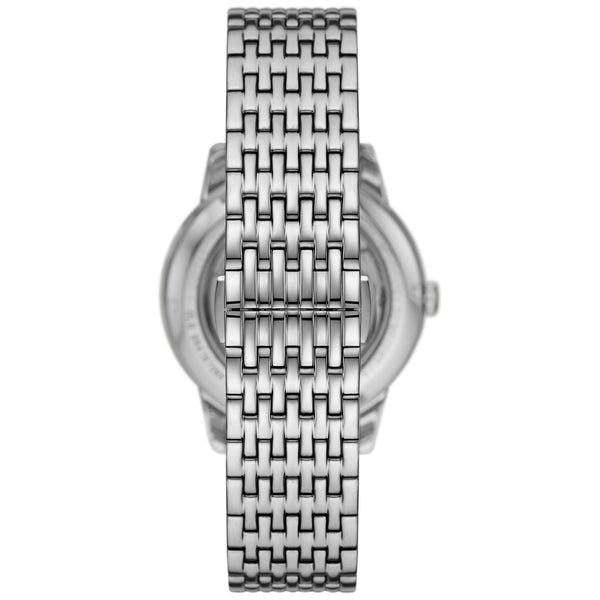 Emporio Armani Minimalist 39mm Black Dial Steel Mens Automatic Watch AR60081