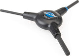 Park Tool AWS-1 Ball End 3-Way Hex Wrench Bicycle Tool - 4mm/5mm/6mm - Black