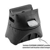 Kryptonite Kryptolok Long Shackle U-Lock with Flexframe Bracket - Silver