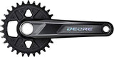 Shimano Deore FC-M6120-1 12-Speed 30T 170mm 55mm Chainline Crankset - Black