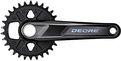 Shimano Deore FC-M6120-1 12-Speed 30T 170mm 55mm Chainline Crankset - Black