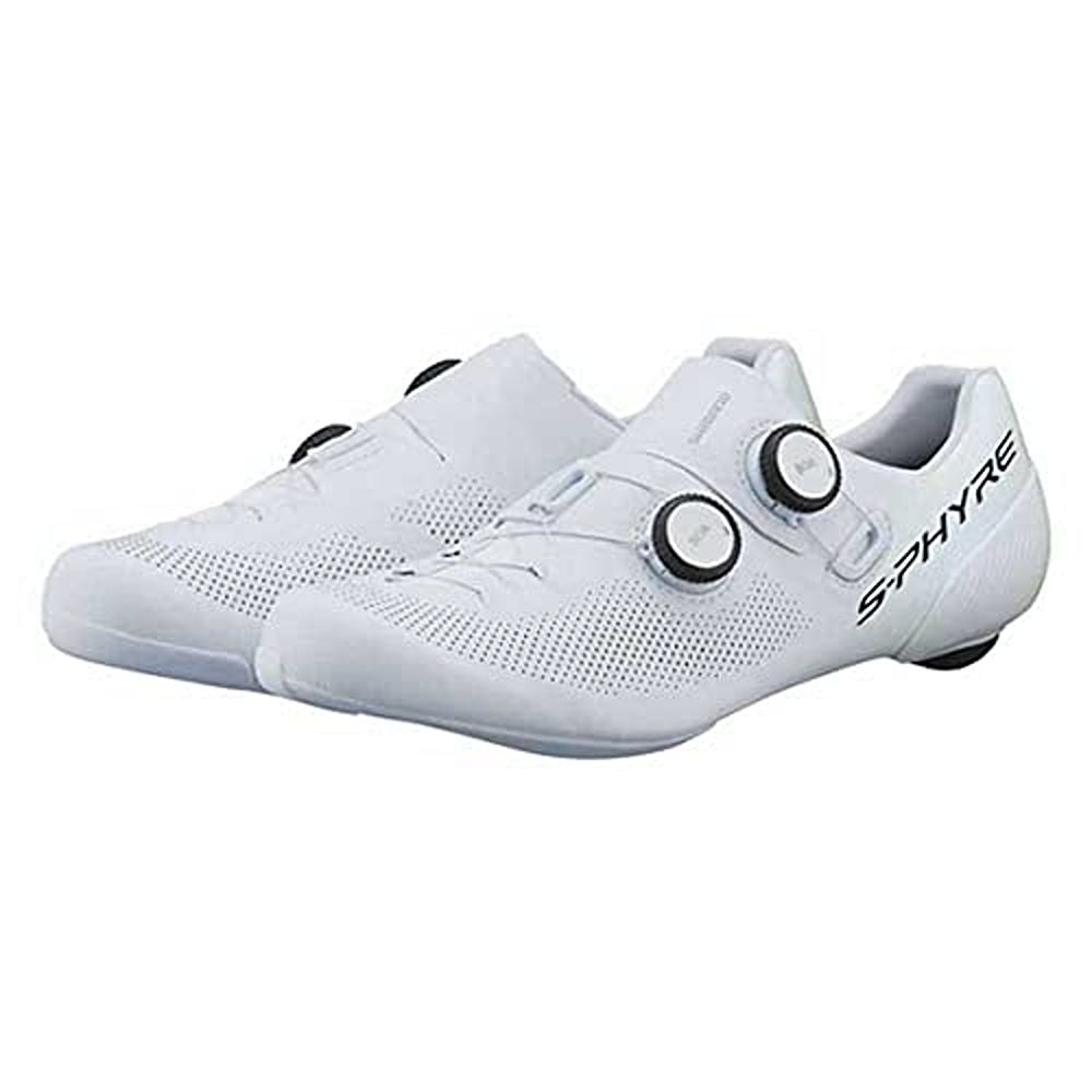 Shimano S-PHYRE RC9 (RC903) SPD-SL BOA Cycling Shoes - White - EU 42/UK 7.5