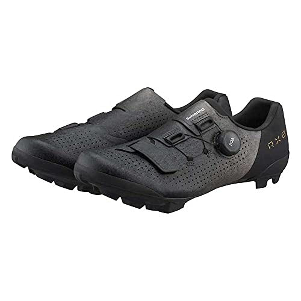 Shimano RX8 SPD BAO Gravel Racing Cycling Shoes - Silver - EU 41/UK 6.5