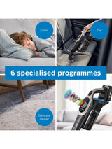 Bosch Unlimited 10 Cordless Vacuum Cleaner MicroClean Technology - Griege