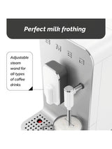 Smeg BCC12 Bean to Cup 19-Bar 1350W Automatic 1.4L Coffee Machine - White