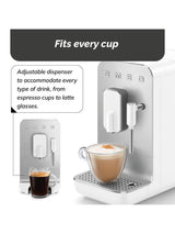 Smeg BCC12 Bean to Cup 19-Bar 1350W Automatic 1.4L Coffee Machine - White