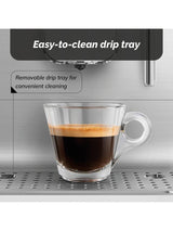 Smeg BCC12 Bean to Cup 19-Bar 1350W Automatic 1.4L Coffee Machine - White