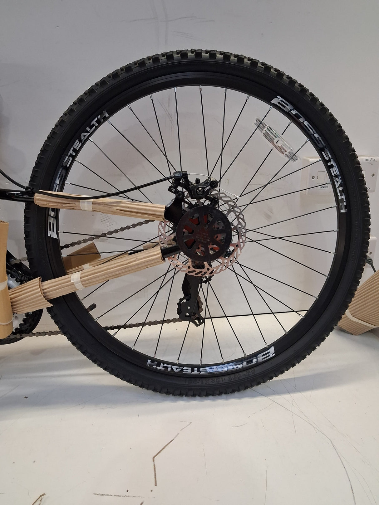 Boss Stealth Mens Full Suspension 21 Speed Mountain Bike - Black - Medium