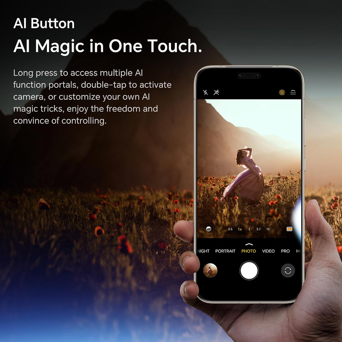 HONOR Magic8 Pro 512GB 12GB 5G DualSIM+eSIM Unlocked Smartphone Sunrise Gold