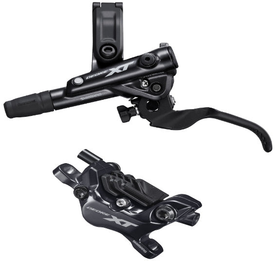 Shimano XT M8100 Hydraulic Brake Lever with M8120 Post Mount Calliper Black