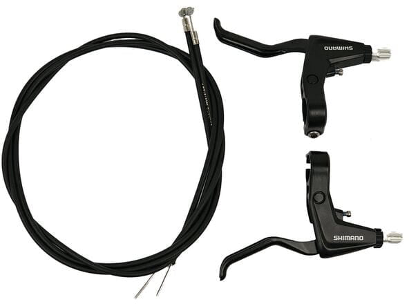 Shimano Alivio BL-T4000 MTB Alloy Hybrid Flat Bar V-Brake Lever Set - Black