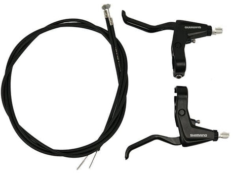 Shimano Alivio BL-T4000 MTB Alloy Hybrid Flat Bar V-Brake Lever Set - Black