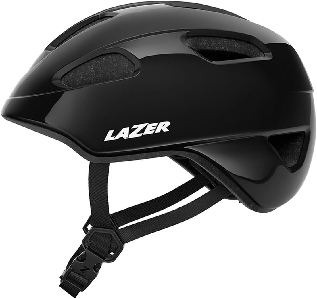 Lazer NutZ KinetiCore Lightweight Cycling Helmet - Black - Uni-Youth 50-56cm