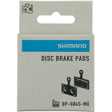 Shimano G04S-MX Metallic Sintered Steel Back Disc Brake Pads - Pair - Silver