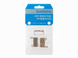Shimano M06-MX Metallic Sintered Steel Back Disc Brake Pads - Pair - Silver