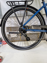 Raleigh Felix Crossbar Disc Brake 27.5" Unisex Hybrid Bike - Blue - Medium
