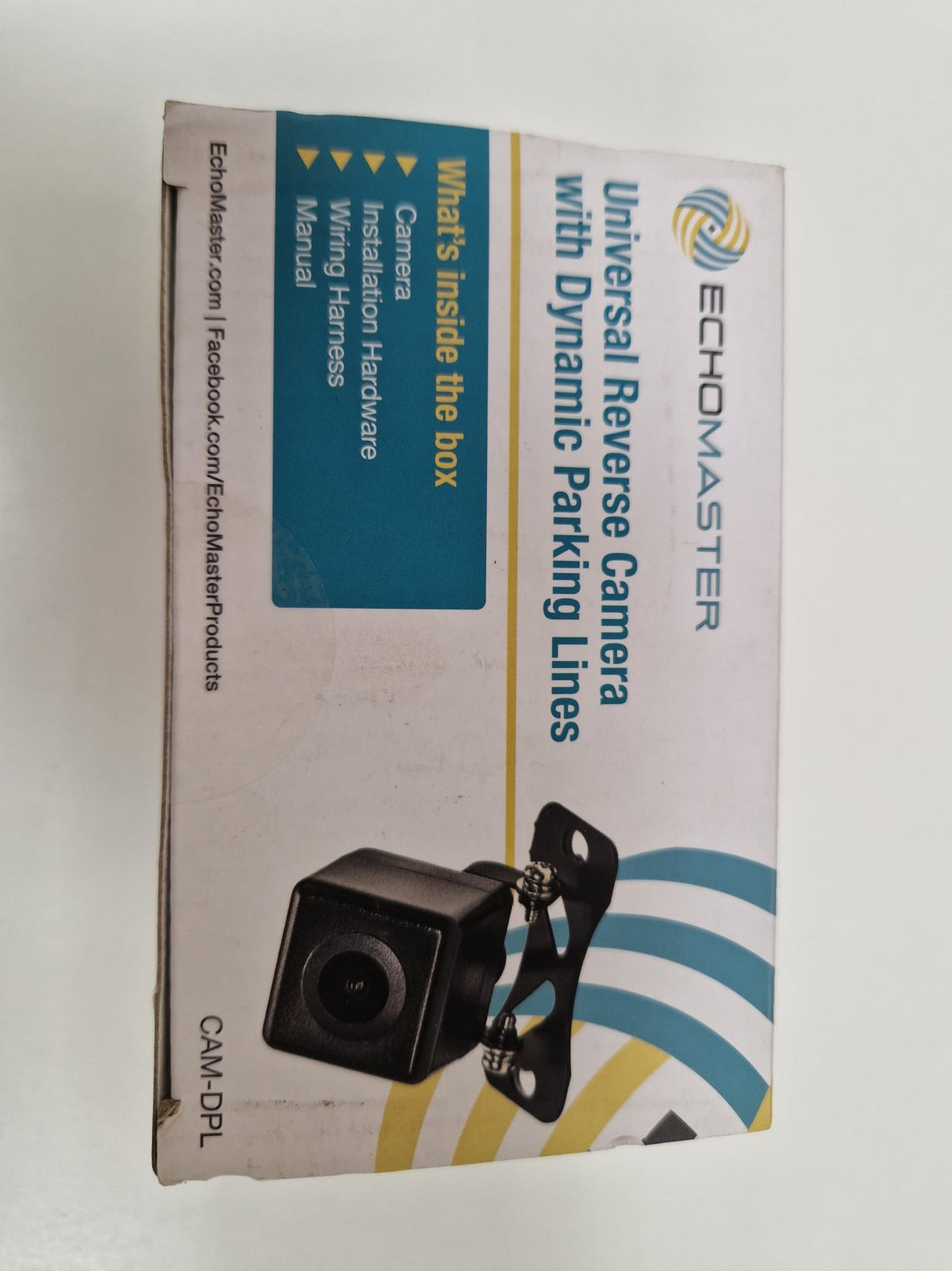 EchoMaster CAM-DPL Universal Reverse Camera Dynamic Parking Guidelines Black