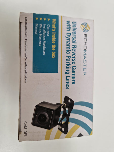 EchoMaster CAM-DPL Universal Reverse Camera Dynamic Parking Guidelines Black