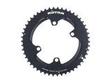 ROTOR Round Ring BCD110x4 55T Outer Shimano 11/12 Speed Chainring - Black