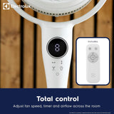 Electrolux FlowAir COL1725 24W 9-Speed 3D Oscillating Pedestal Fan - White