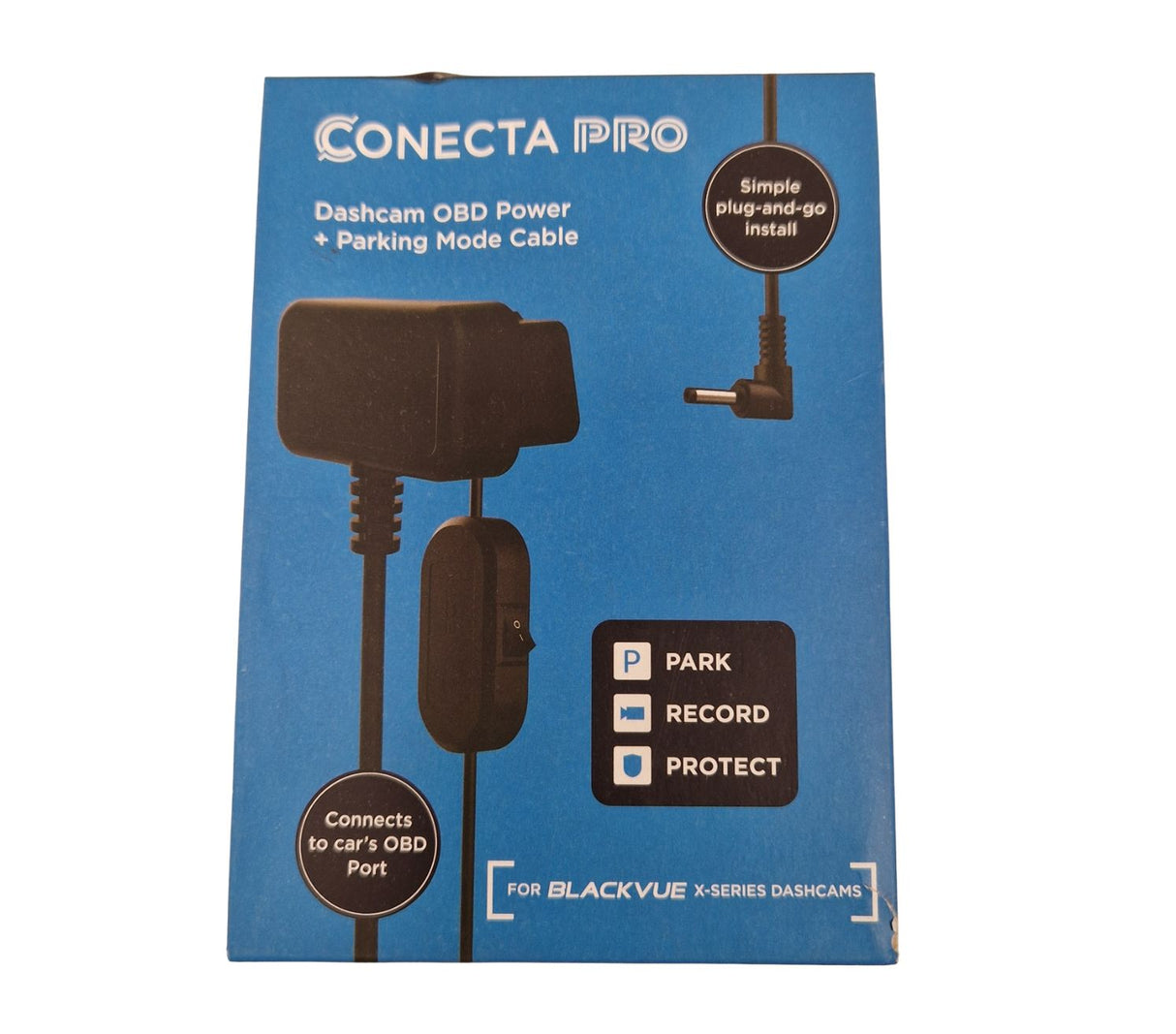 Conecta Pro For BlackVue Dash Cam Power Cable Hardwire Car Accessory  Black
