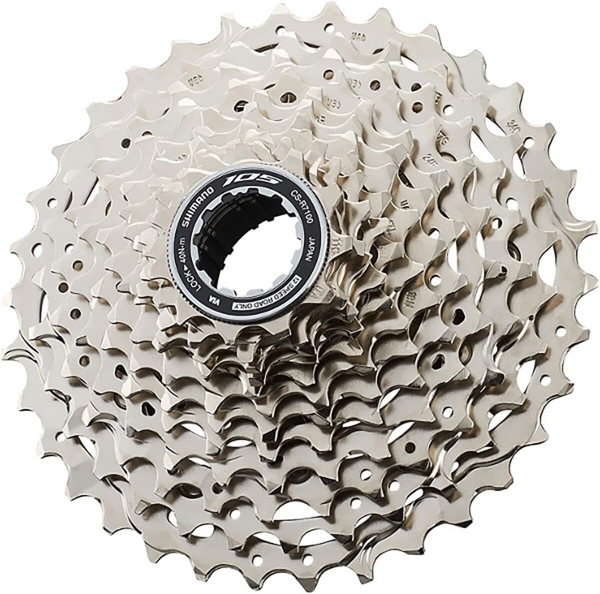 Shimano 105 CS-R7101 12-Speed 11-34T Road Bike Cassette Sprocket - Silver