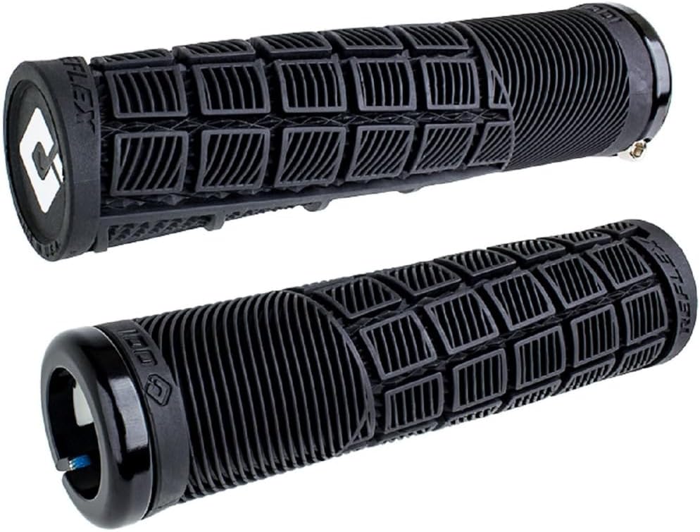 ODI Reflex V2.1 135mm Lock-On MTB Mountain Bike Pair Handlebar Grip - Black
