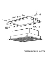 Neff N30 D5655X2GB 53cm LED Extractor 3-Speed Canopy Cooker Hood - Silver